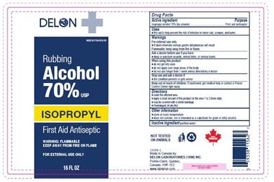 Delon Isopropyl Alcohol 16 Fl Oz